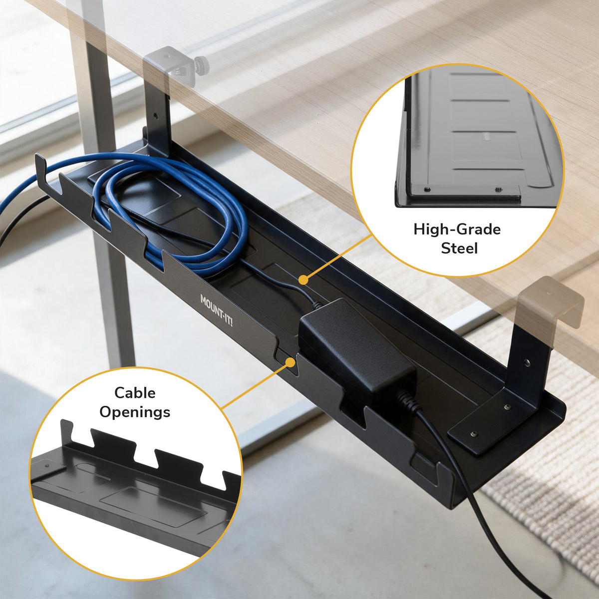 Under Desk Cable Tray