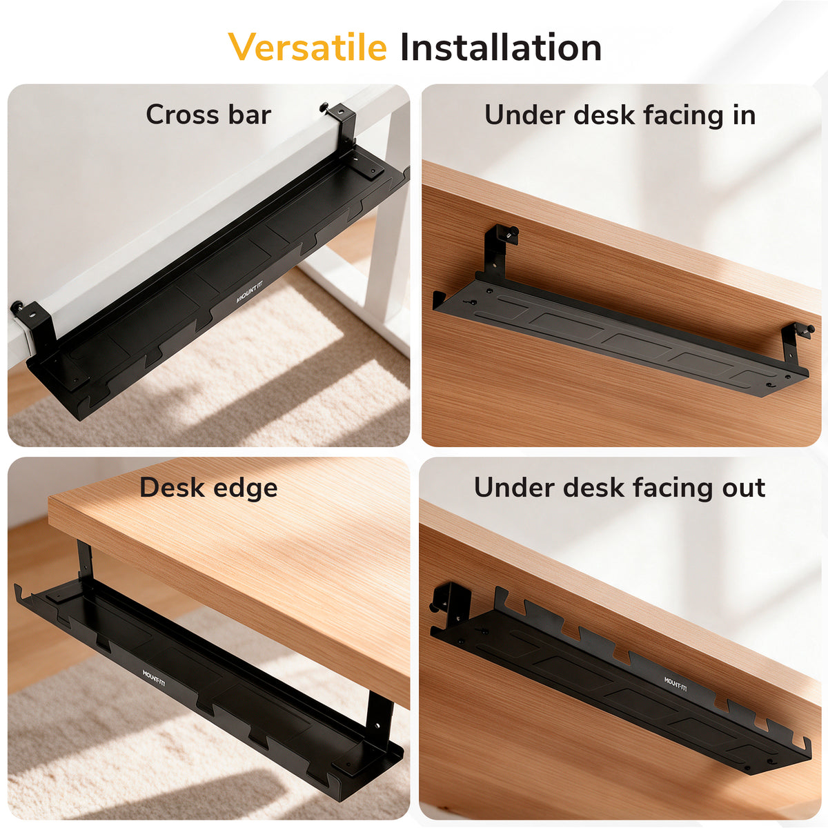 Under Desk Cable Tray