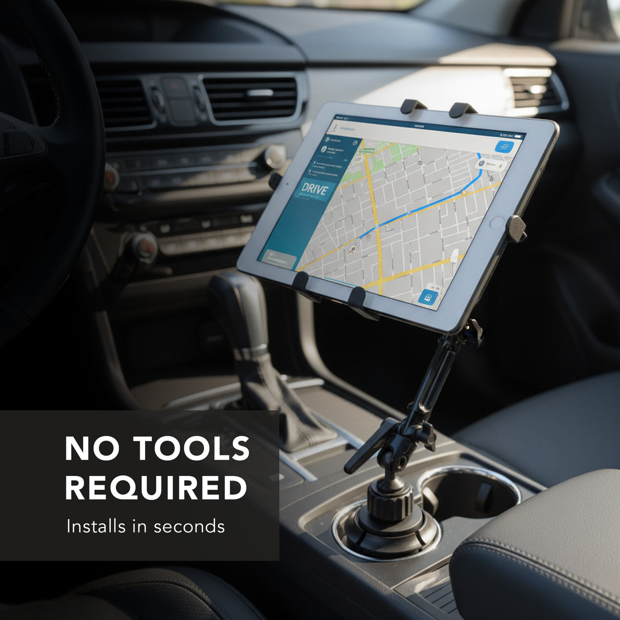 Heavy-Duty Cup Holder Tablet ELD Mount