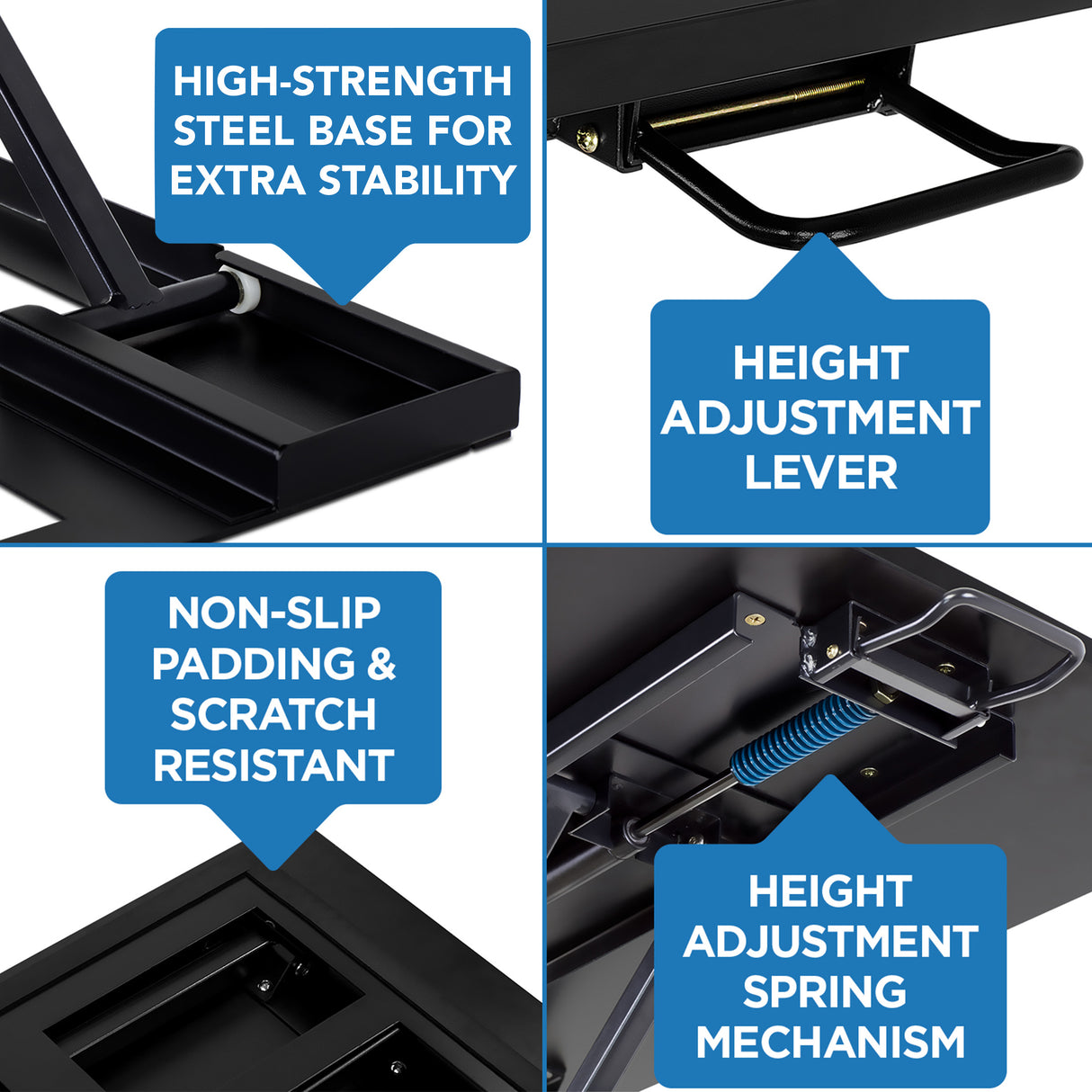 Height Adjustable X-Lift Standing Desk Converter