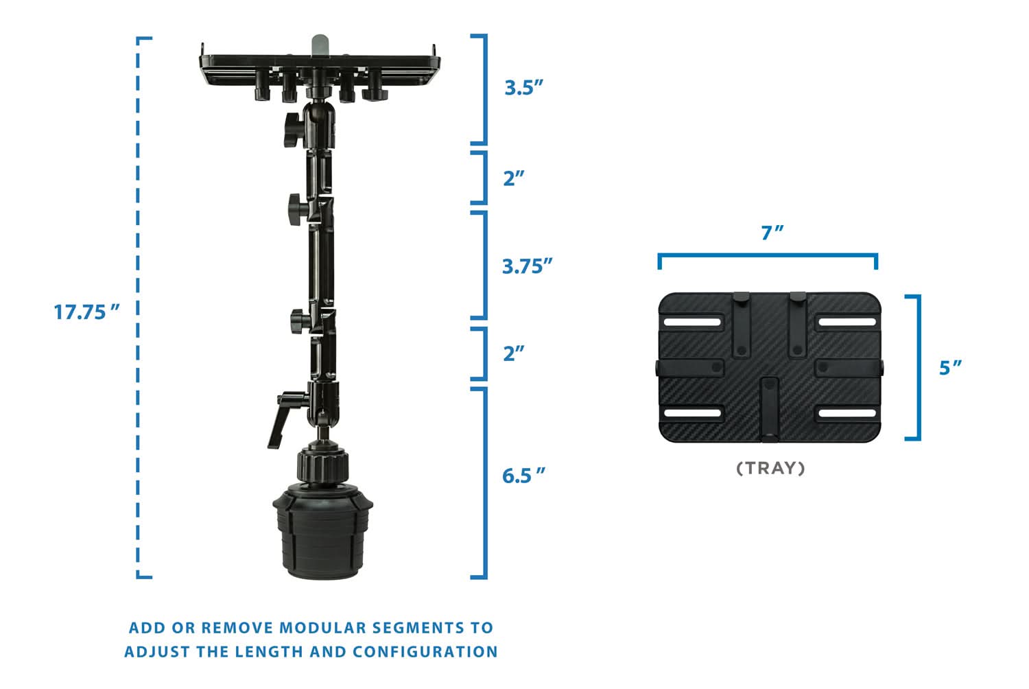 Mount-It! Heavy-Duty Cup Holder Tablet ELD Mount | MI-7320 - Thumbnail 5