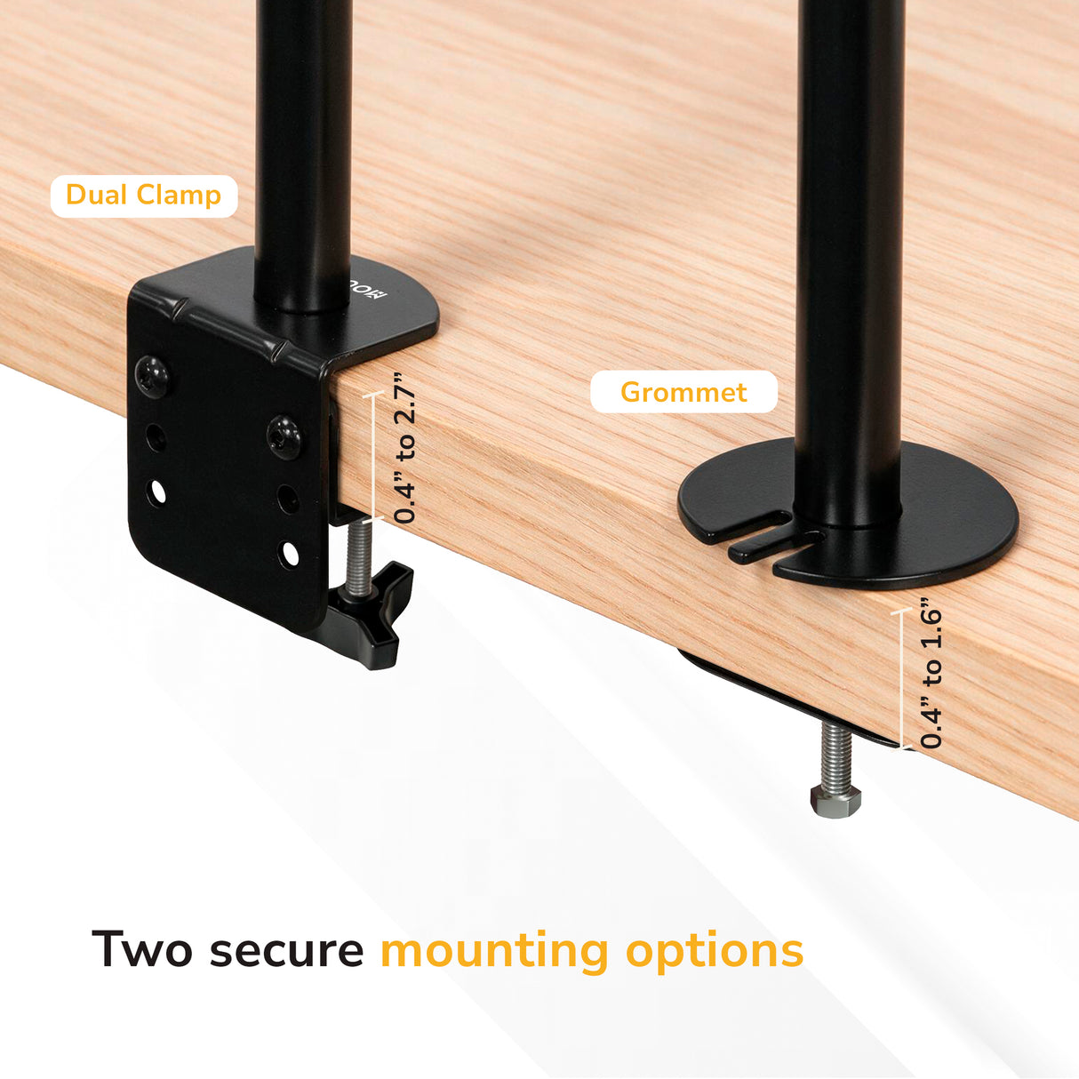 Full-Motion Triple Monitor Mount
