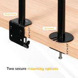 Full-Motion Triple Monitor Mount