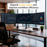 Full-Motion Triple Monitor Mount