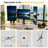 Full-Motion Triple Monitor Mount