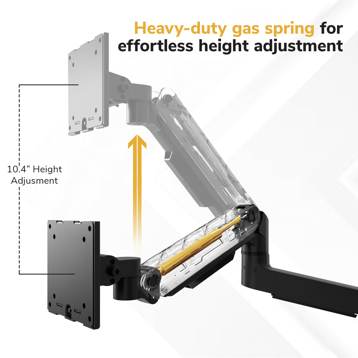 Heavy-Duty Full-Motion Monitor Wall Mount