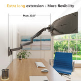 Heavy-Duty Full-Motion Monitor Wall Mount