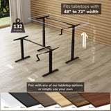 Standing Desk Frame with Hand Crank