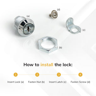 Replacement Lock & Key for Anti-Theft Tablet Enclosures (Samsung)