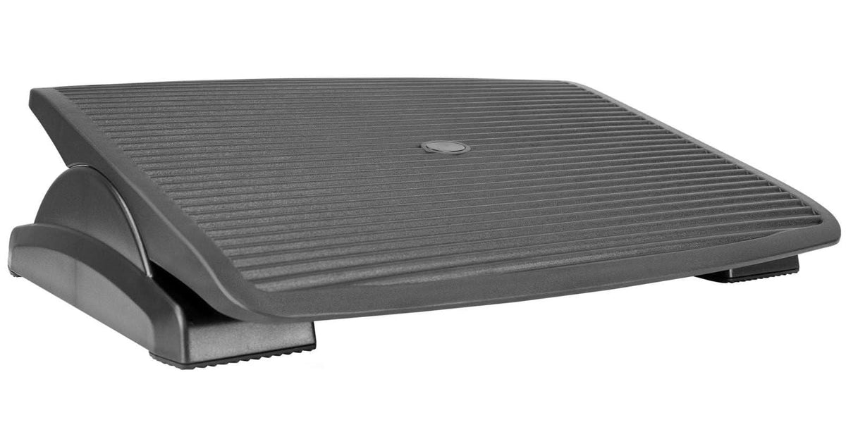 Adjustable Ergonomic Foot Rest - Black
