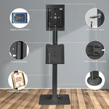 Tablet Stand - Anti-Theft Tablet Kiosk with Document Holder for iPad, iPad Air, iPad Pro - Mount-It! -