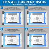 Tablet Stand - Anti-Theft Tablet Kiosk with Document Holder for iPad, iPad Air, iPad Pro - Mount-It! -