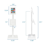 Tablet Stand - Anti-Theft Tablet Kiosk with Document Holder for iPad, iPad Air, iPad Pro - Mount-It! -