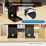 Tablet Stand - Anti-Theft Tablet Kiosk with Printer Shelf - Mount-It! -