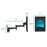 Tablet Mount - Anti-Theft Tablet Wall Mount with Swing Arm for iPad, iPad Air, iPad Pro - Mount-It! -