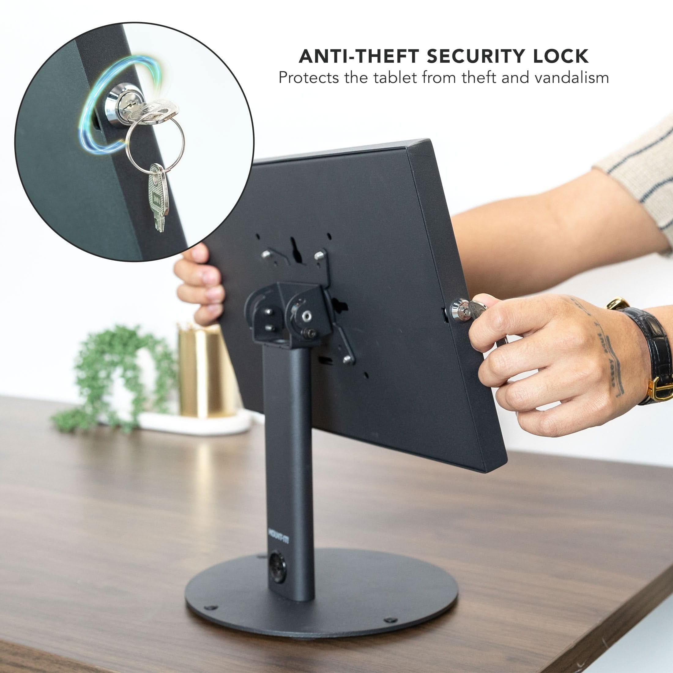 Mount-It! Anti-Theft Tablet Countertop Stand for Samsung | MI-3885B - Thumbnail 5