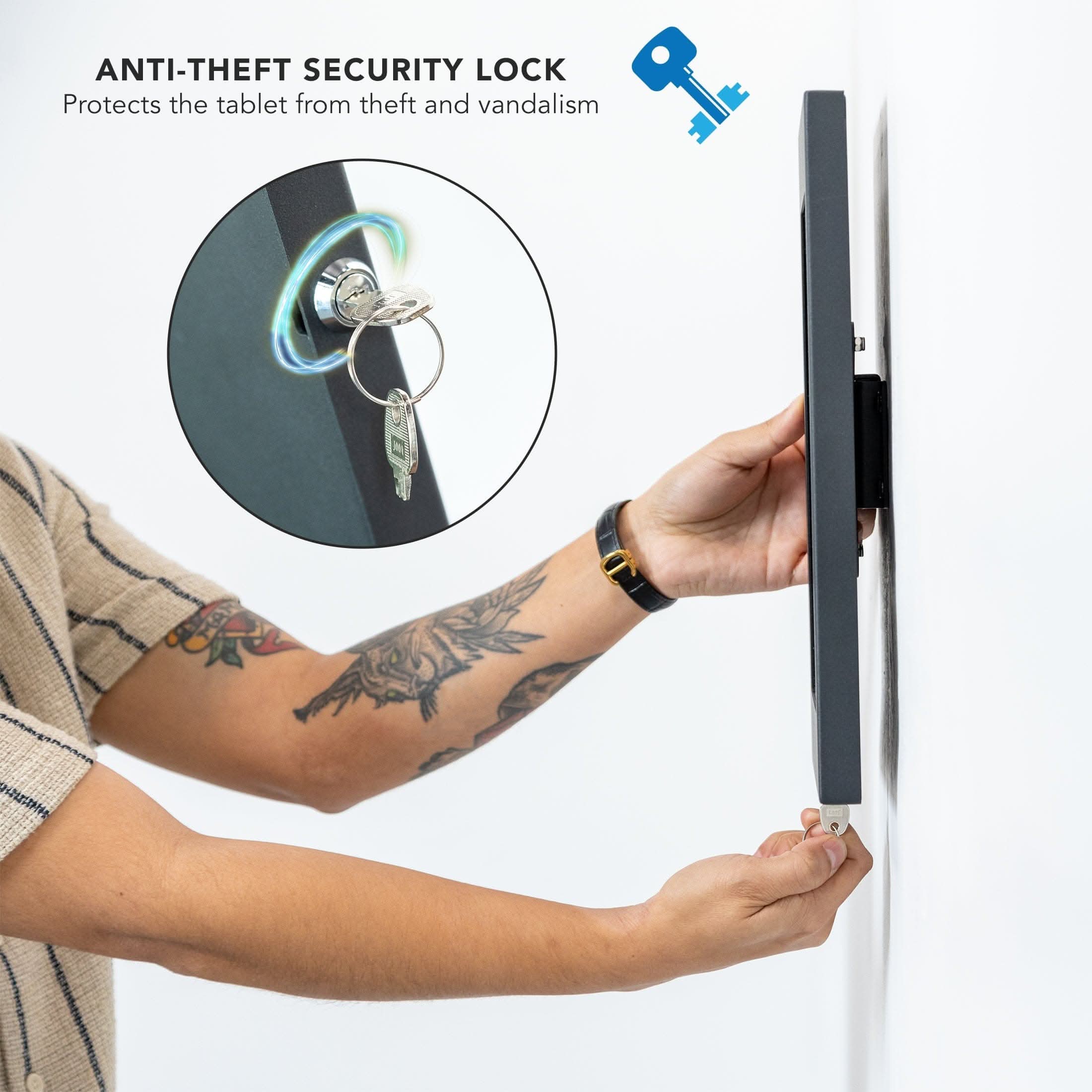 Mount-It! Anti-Theft Tablet Wall Mount for Samsung - Thumbnail 3