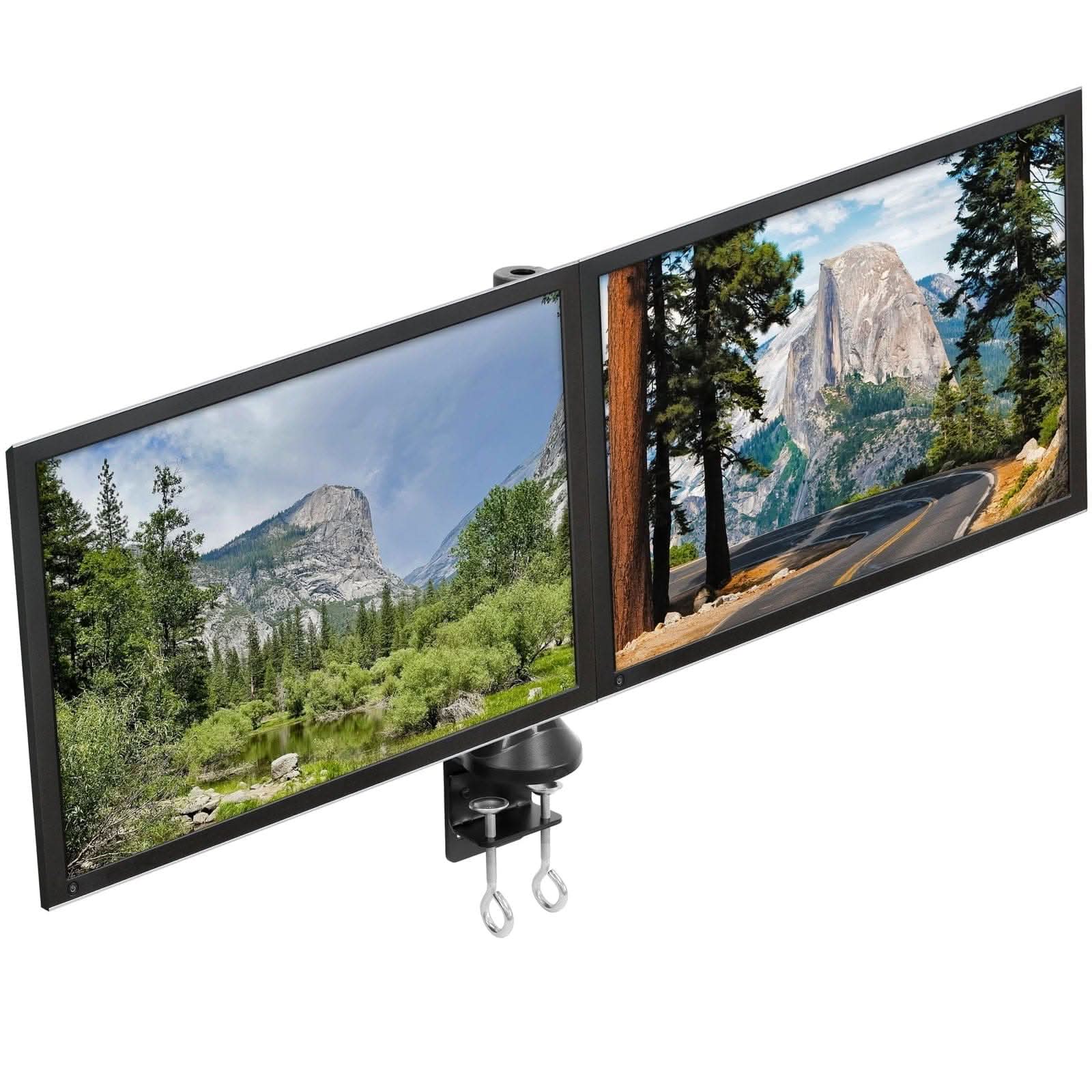 Mount-It! Dual Monitor Desk Mount for 13-27 Inch Screens - Thumbnail 4