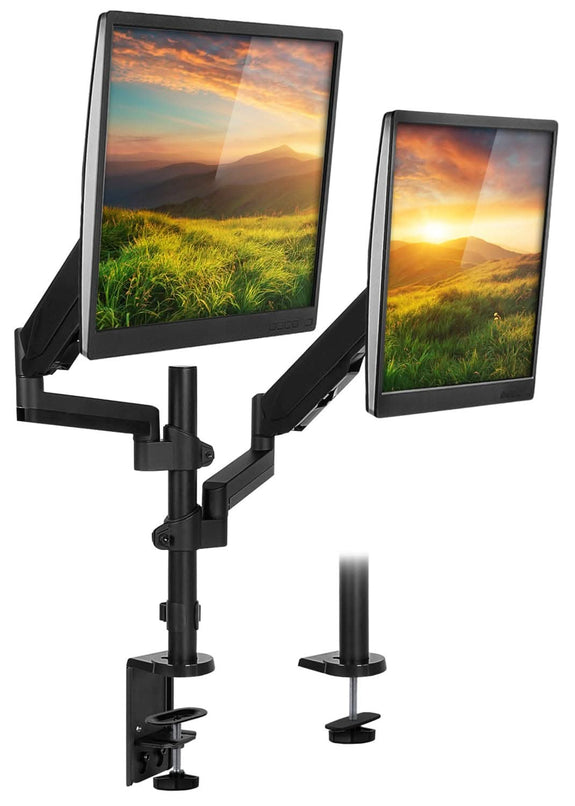 Dual Monitor Mounts & Arms | Desk Mount Solutions for 2 Screens – Mount-It!