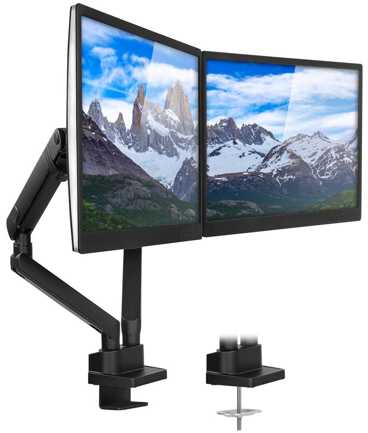 Dual Monitor Mounts & Arms | Desk Mount Solutions for 2 Screens – Mount-It!