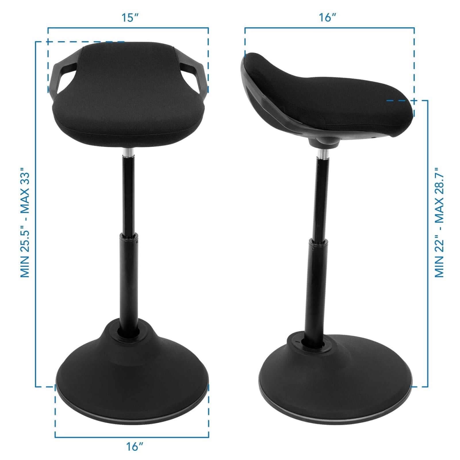 Mount-It! Ergonomic Sit Stand Stool | MI-931 - Thumbnail 2