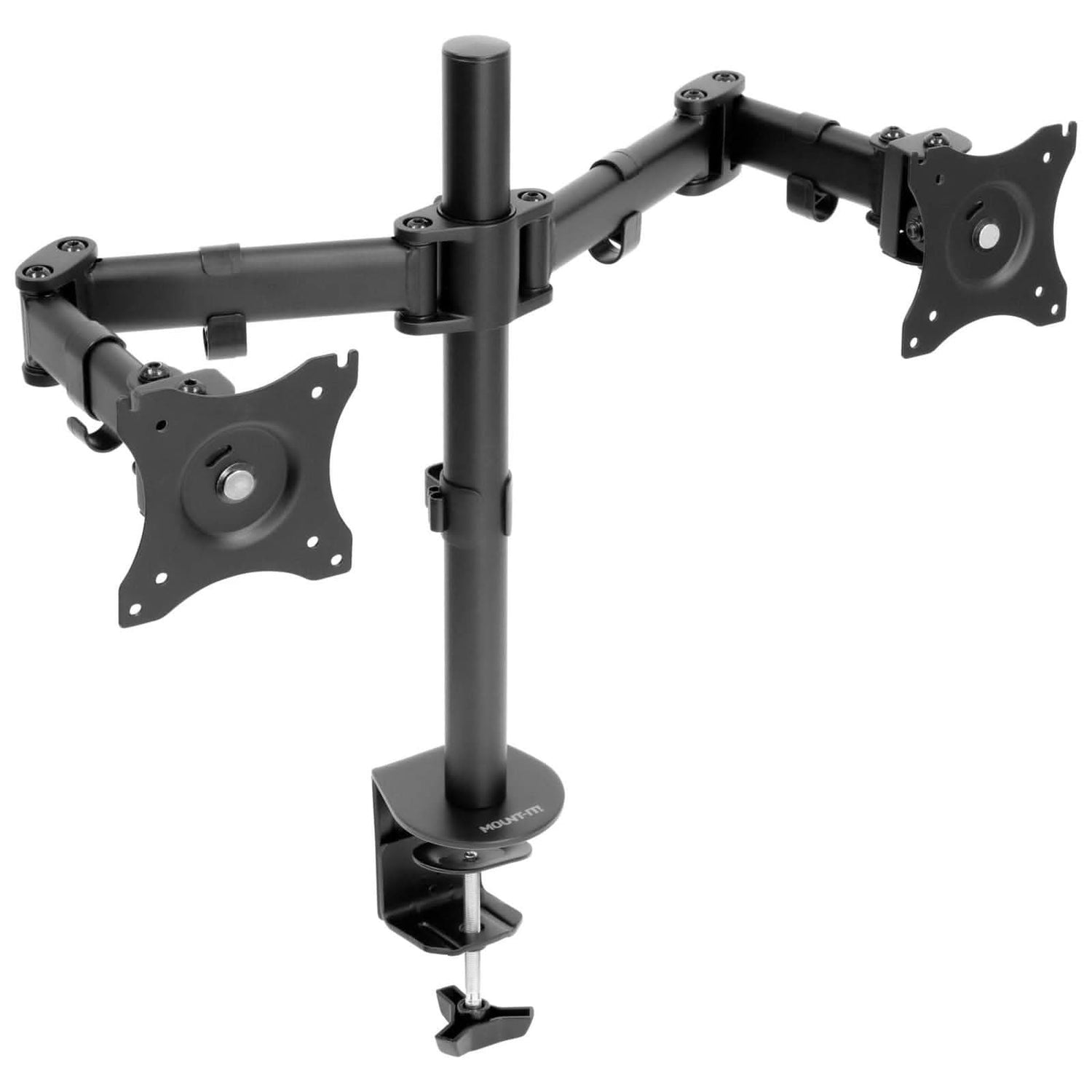 Maclean MC-714 2-voudige tafelhouder monitorarm 360° dual monitorhouder 13-27 inch monitor LCD LED QLED OLED VESA 75x75 100x100 Maclean MC-714 2-voudige tafelhouder monitorarm 360° dual monitorhouder 13-27 inch monitor LCD LED QLED OLED VESA 75x75 100x100
