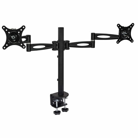 Black Monitor Mount - Full Motion Dual Monitor Desk Mount - Mount-It! - MI-725