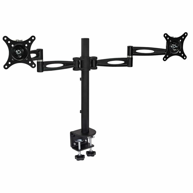 Black Monitor Mount - Full Motion Dual Monitor Desk Mount - Mount-It! - MI-725