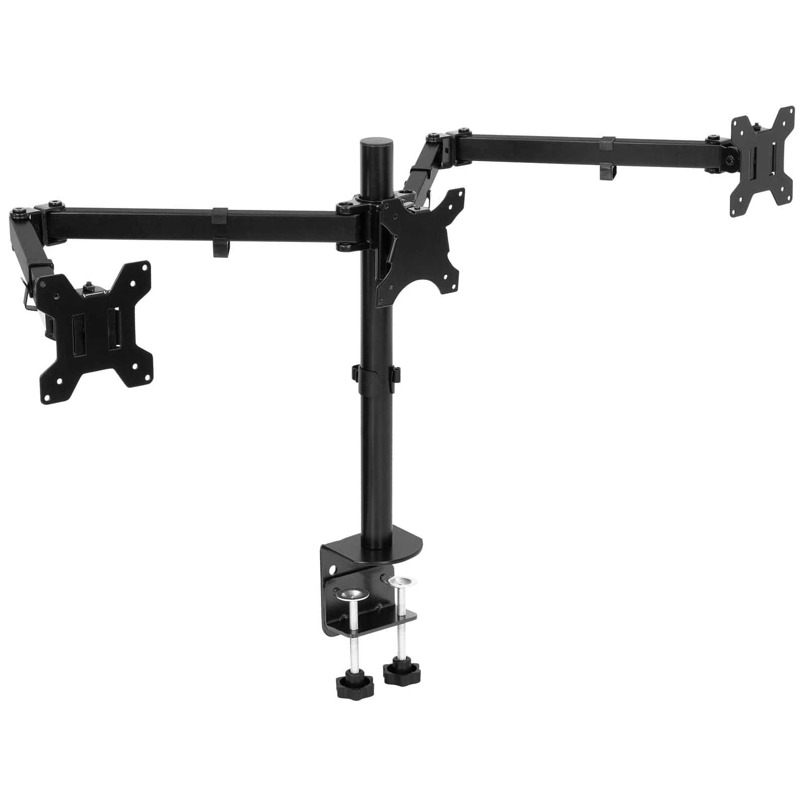 Mount-It! Full Motion Triple Monitor Desk Mount | 24" to 32" Monitors - Thumbnail 5