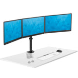 Black Monitor Mount - Full Motion Triple Monitor Desk Mount | 24" to 32" Monitors - Mount-It! - MI-753XL