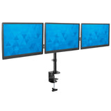 Black Monitor Mount - Fully Adjustable Triple Computer Monitor Mount - Mount-It! - MI-1753