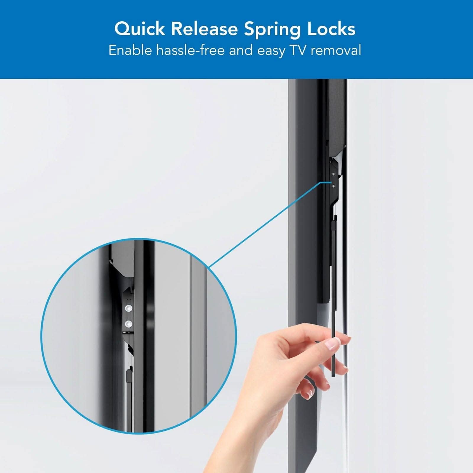 Mount-It! Heavy Duty XXL Fixed TV Wall Mount for 60" to 120" TVs | holds up to 264 lbs | MI-14008 - Thumbnail 3