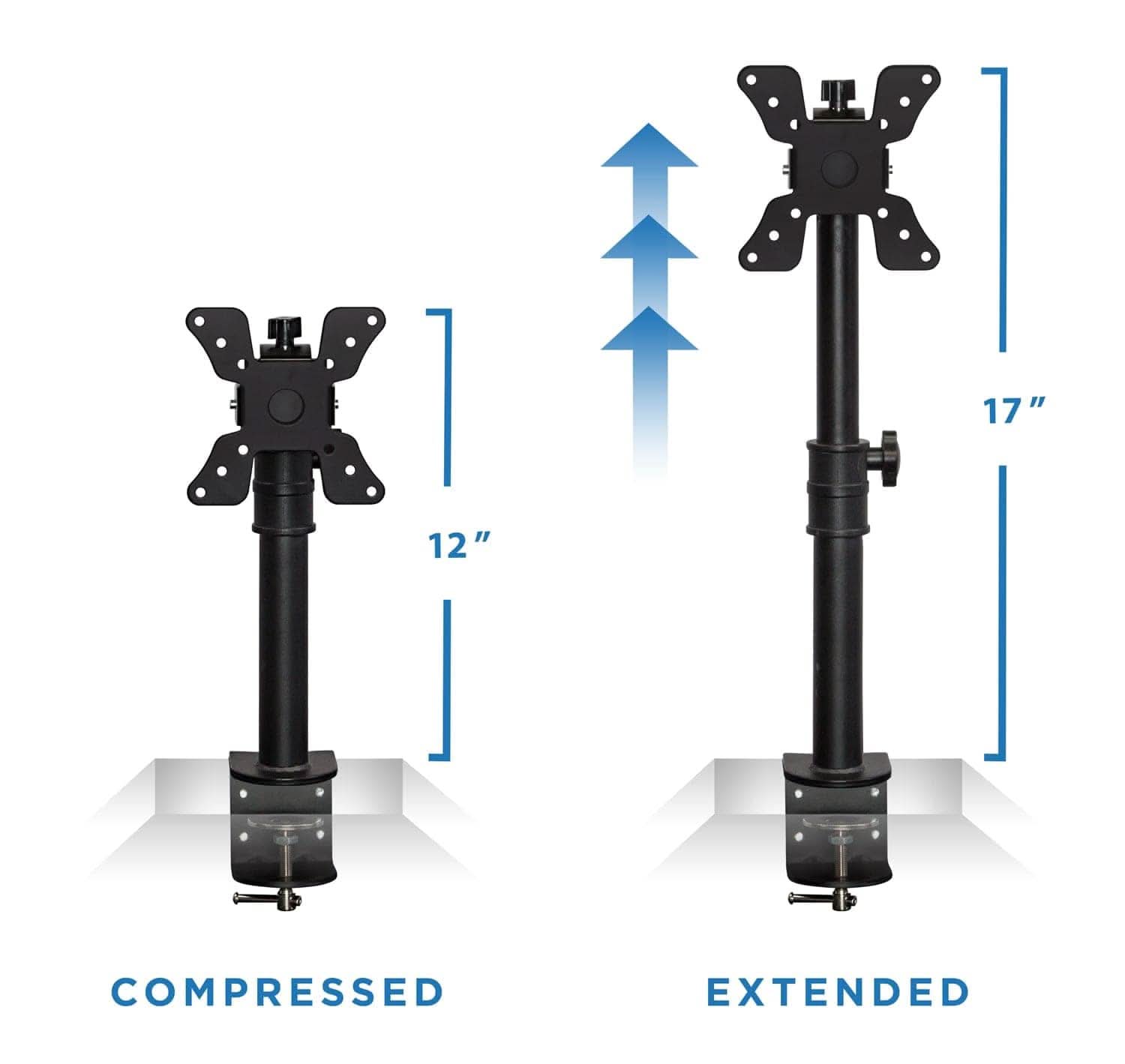 Mount-It! Height Adjustable Ultra-Wide Monitor Mount