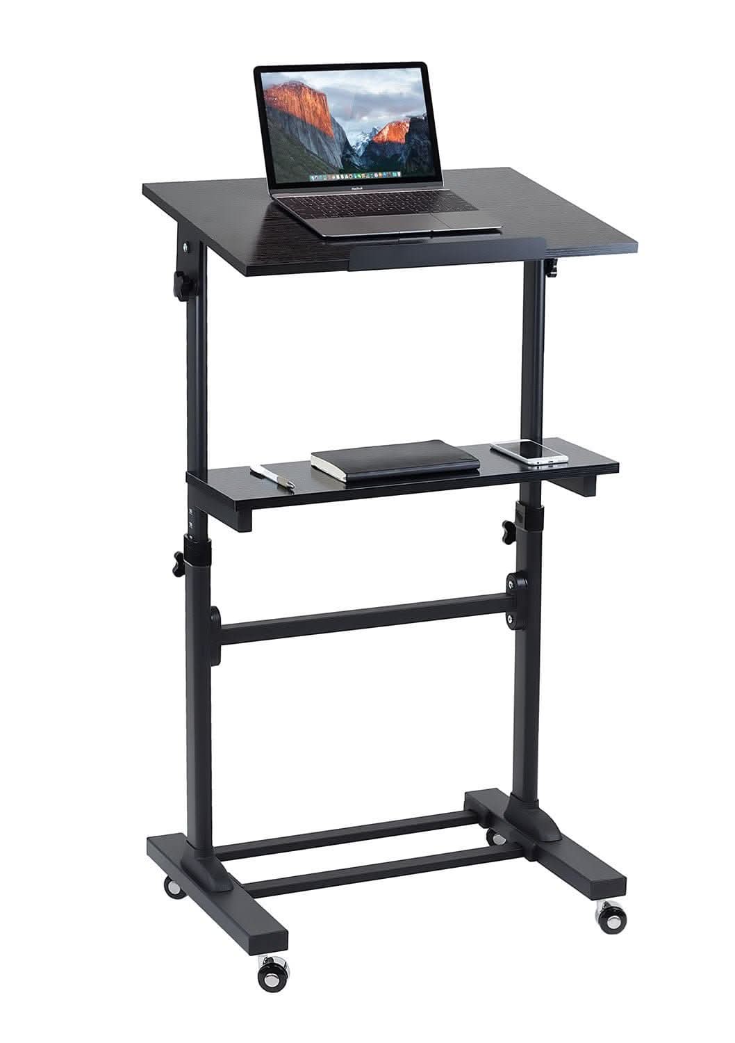 Mount-It! Mobile Lectern Stand Up Desk | MI-7941