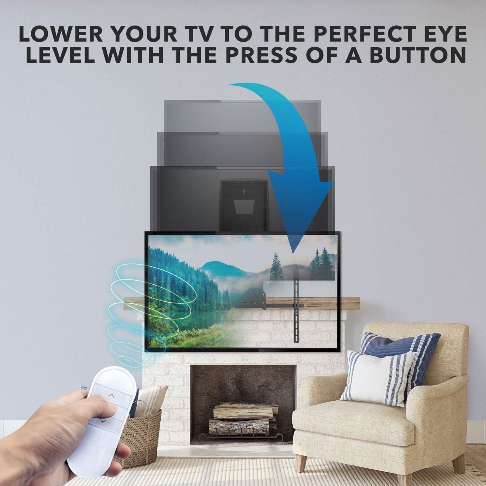 ライスボウル2006 公式パンフレット Motorized Pull-Down Fireplace TV Mount 42–80