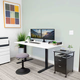 Black File Cabinet - Rolling File Cabinet - Mount-It! - MI-943