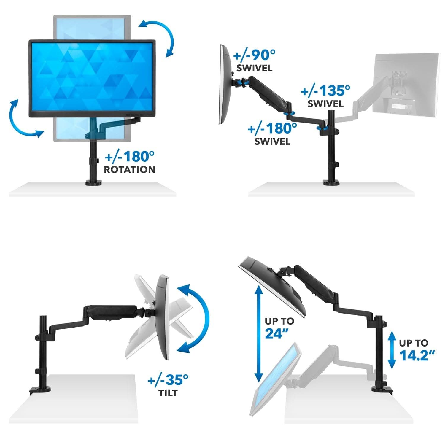 Mount-It! Monitor Desk Mount MI-4761