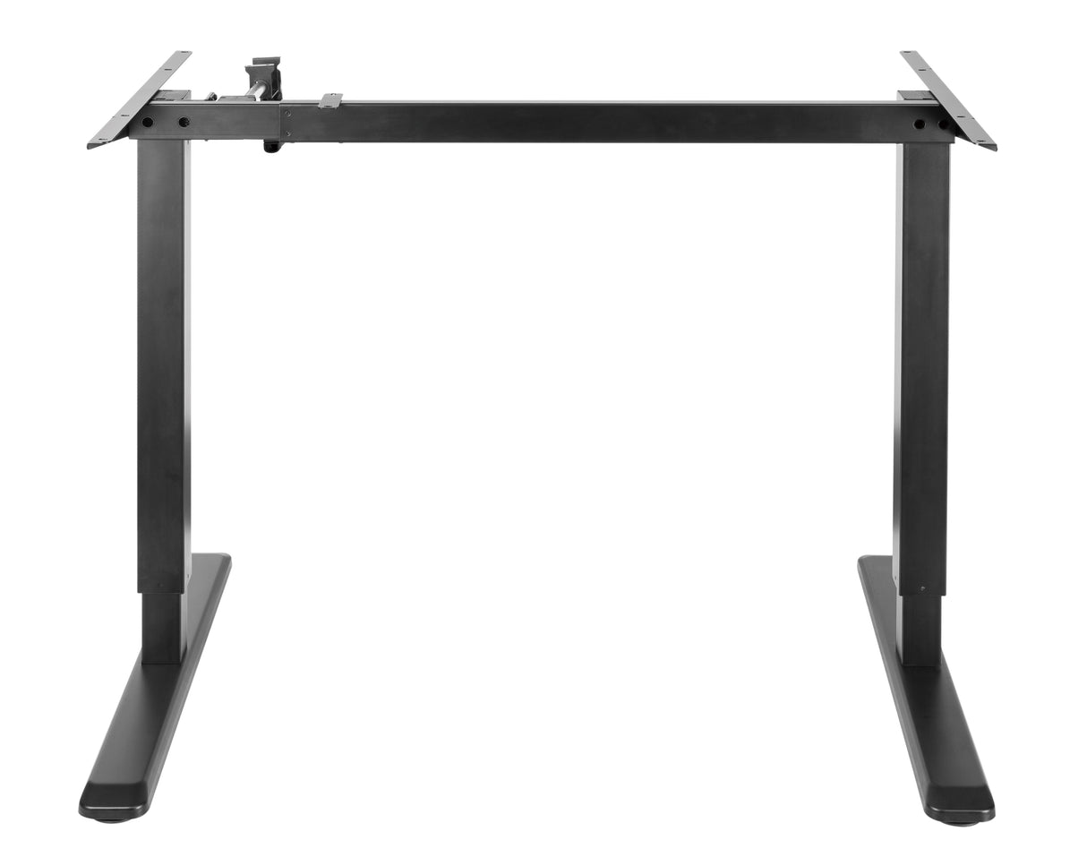 Black Desk Frame - Standing Desk Frame Hand Crank - Mount-It! - MI-7931