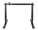 Black Desk Frame - Standing Desk Frame Hand Crank - Mount-It! - MI-7931