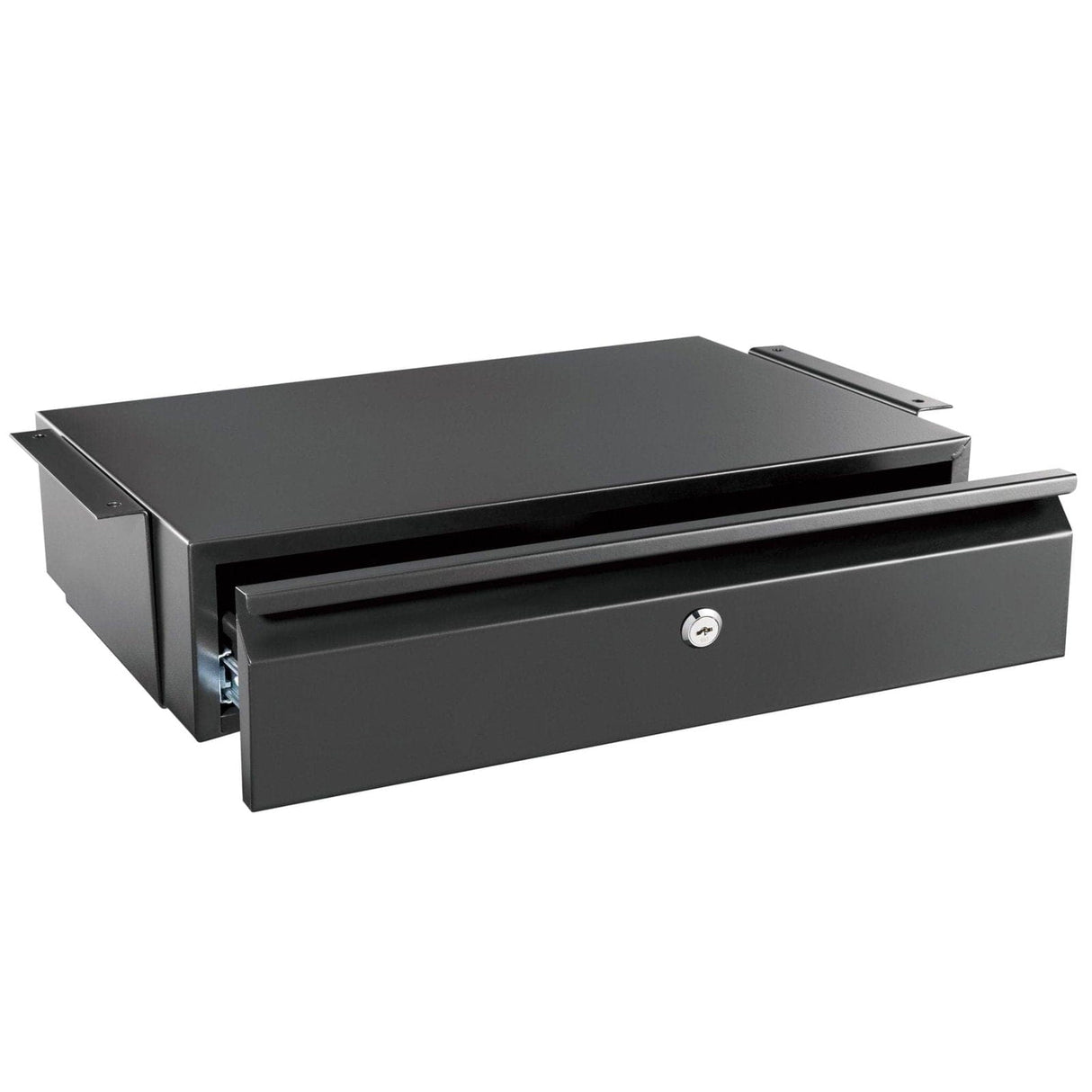 Black Desk Accessories - Under Desk Drawer with Lock - Mount-It! - MI-7295