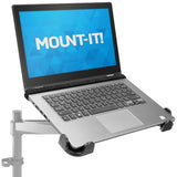 Laptop Mount - Clamp-On Laptop Tray w/ Safety Straps - Mount-It! - MI-5352T