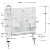 Desk Accessories - Clamp-on Pegboard Organizer - Mount-It! -