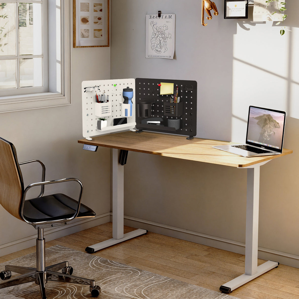 Desk Accessories - Clamp-on Pegboard Organizer - Mount-It! -