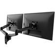 Monitor Mount - CLiX Series Full Motion Dual Monitor Wall Mount - Mount-It! -