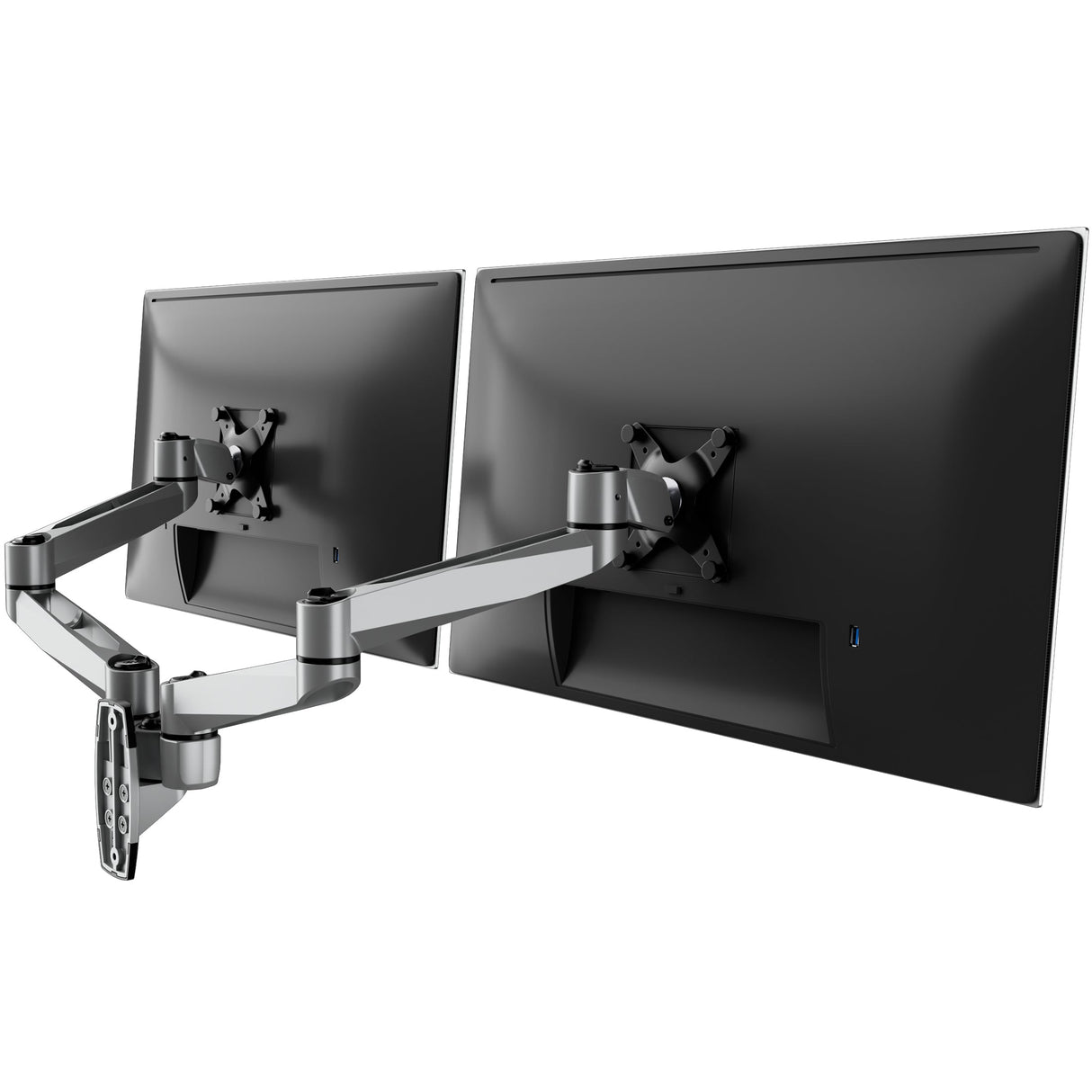 Monitor Mount - CLiX Series Full Motion Dual Monitor Wall Mount - Mount-It! -