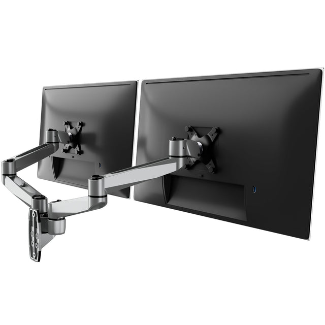 Monitor Mount - CLiX Series Full Motion Dual Monitor Wall Mount - Mount-It! -