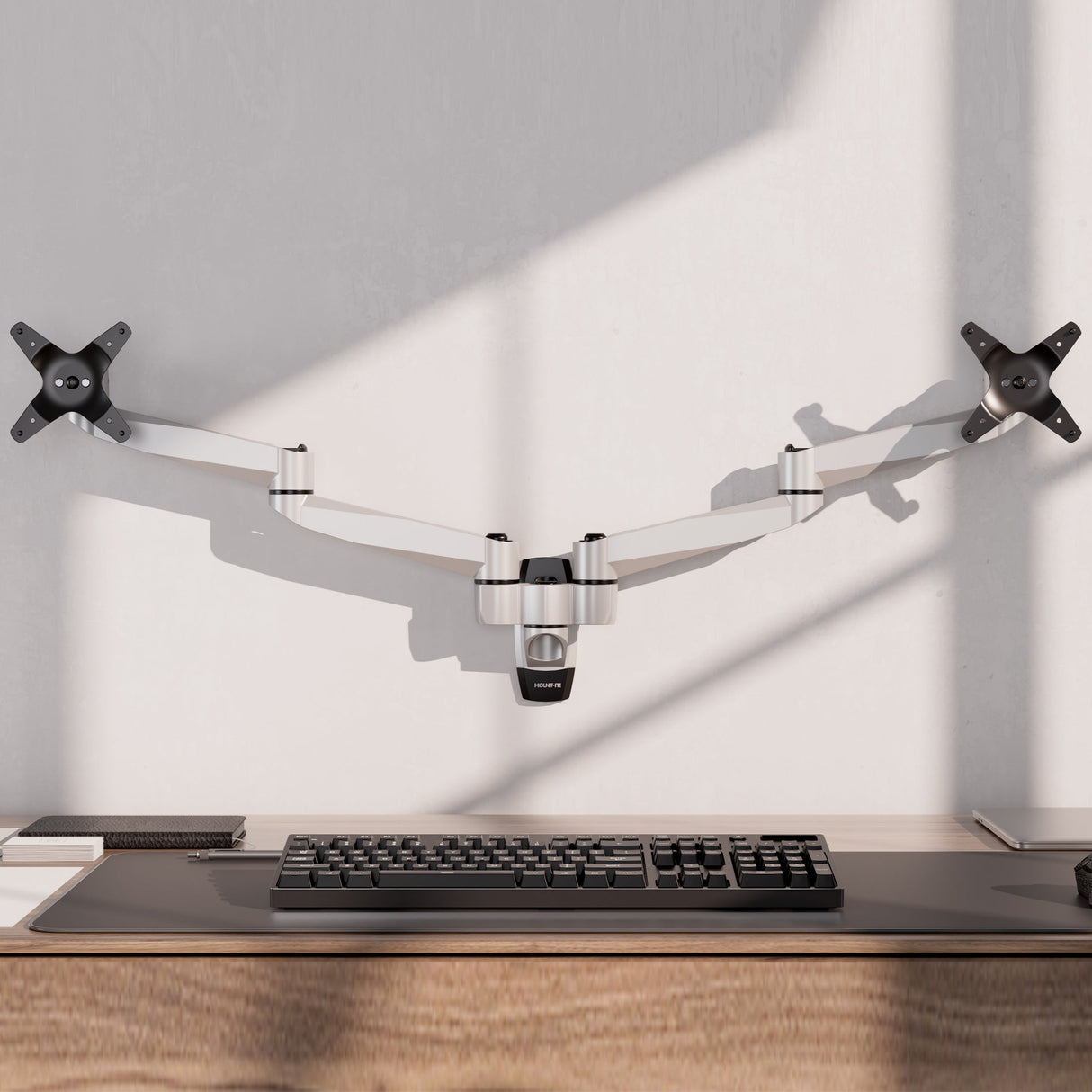 Monitor Mount - CLiX Series Full Motion Dual Monitor Wall Mount - Mount-It! -