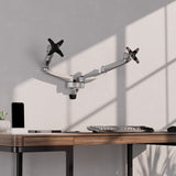 Monitor Mount - CLiX Series Full Motion Dual Monitor Wall Mount - Mount-It! -