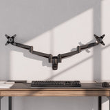 Monitor Mount - CLiX Series Full Motion Dual Monitor Wall Mount - Mount-It! -
