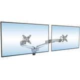Monitor Mount - CLiX Series Full Motion Dual Monitor Wall Mount with Gas Spring Arms - Mount-It! -